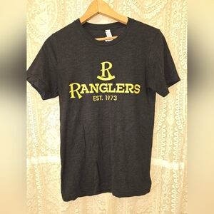 Ranglers T-Shirt, Black Western T-shirt, Womens Western Tee